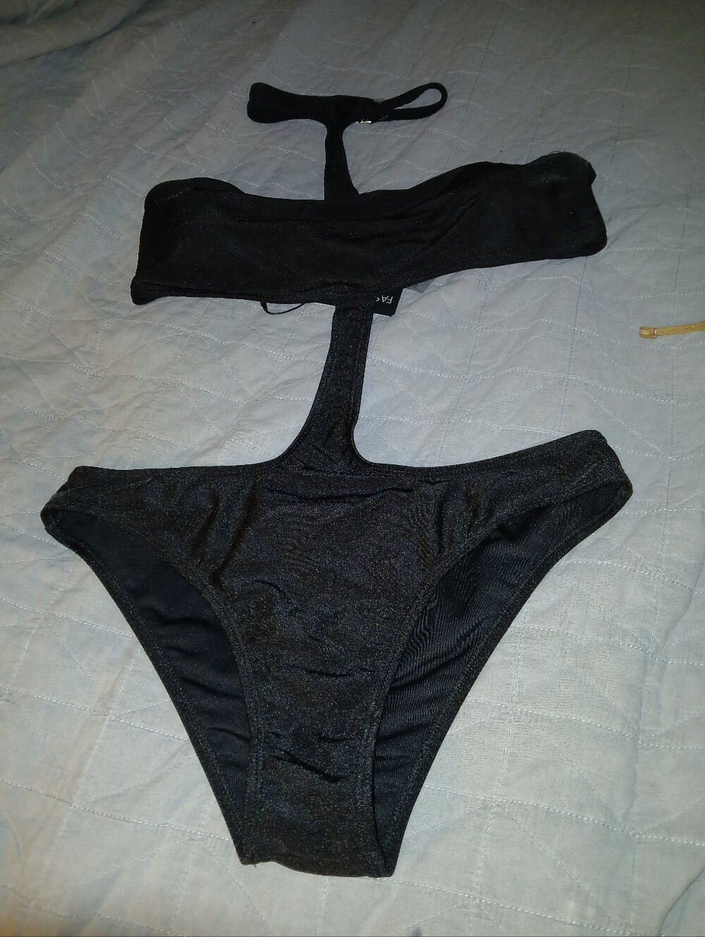 Avon Black One-Piece Monokini Swimwear